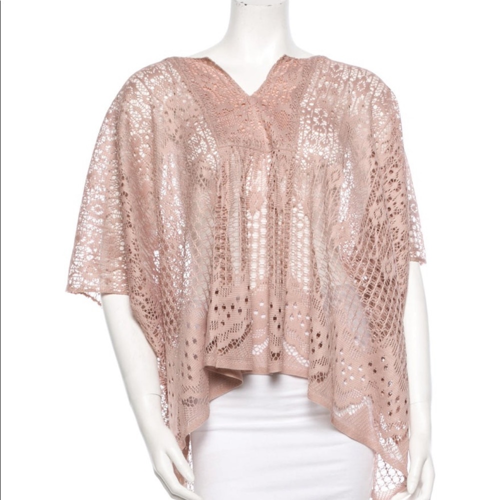 Anna Sui Lace Crochet top
